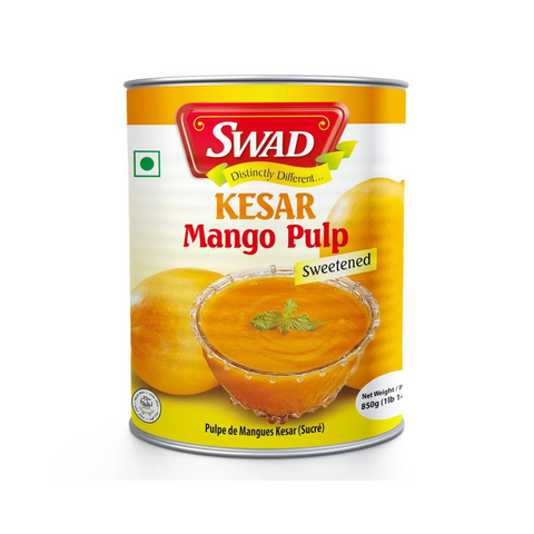 Swad Kesar Mango Pulp Sweetened 850g